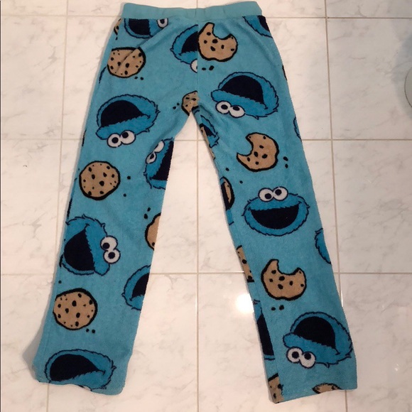 Cookie Monster Fuzzy Pajama Pants 